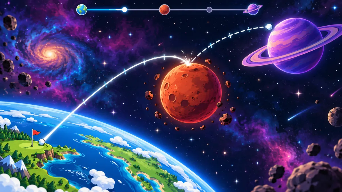Golf Orbit planets